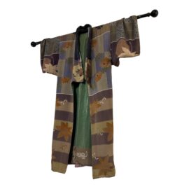 Antique Silk Kimono + Hanging Rod. Original Price: $4,000