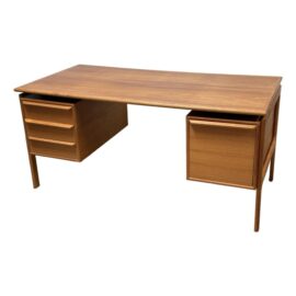 G. V. Gasvig for G. V. Møbler Mid Century Teak Desk