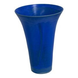 Christine Perrochon Cobalt Blue Fired Vase. Original Price: $2,000