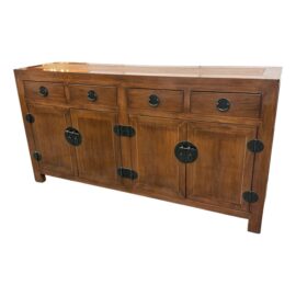 Late 20th Century Asian Ming Style Sideboard