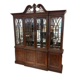 Century Furniture Centennial Collection Flame Mahogany + Cherry Wood China Cabinet