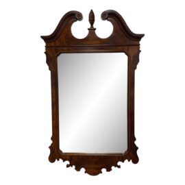 Late 20th Century Drexel Heritage Heilooms Collection Chippendale Wall Mirror