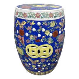 Vintage Tang Dynasty Style Porcelain Garden Stool