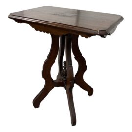 19th Century Victorian Eastlake Wood Side Table