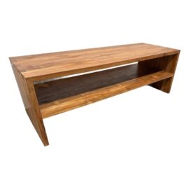 Handcrafted Coffee Table + Shelf. Original Price: $1,000