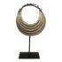 Vintage Paktong Laos Miao Ceremonial Collar + Stand