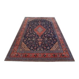 11ft × 16ft4in Vintage Persian Keshan Wool Area Rug