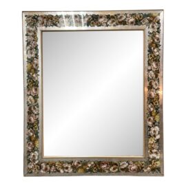 Vintage Hollywood Regency Florentine Wall Mirror