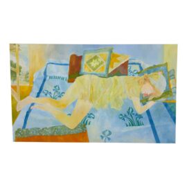 Philip Dizick "Reclining Model" Original Painting