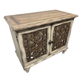Hooker Furniture Chatelet Fretwork Two Door Cabinet. Original Price: $2,200