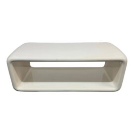 Mod White Lacquer Coffee Table