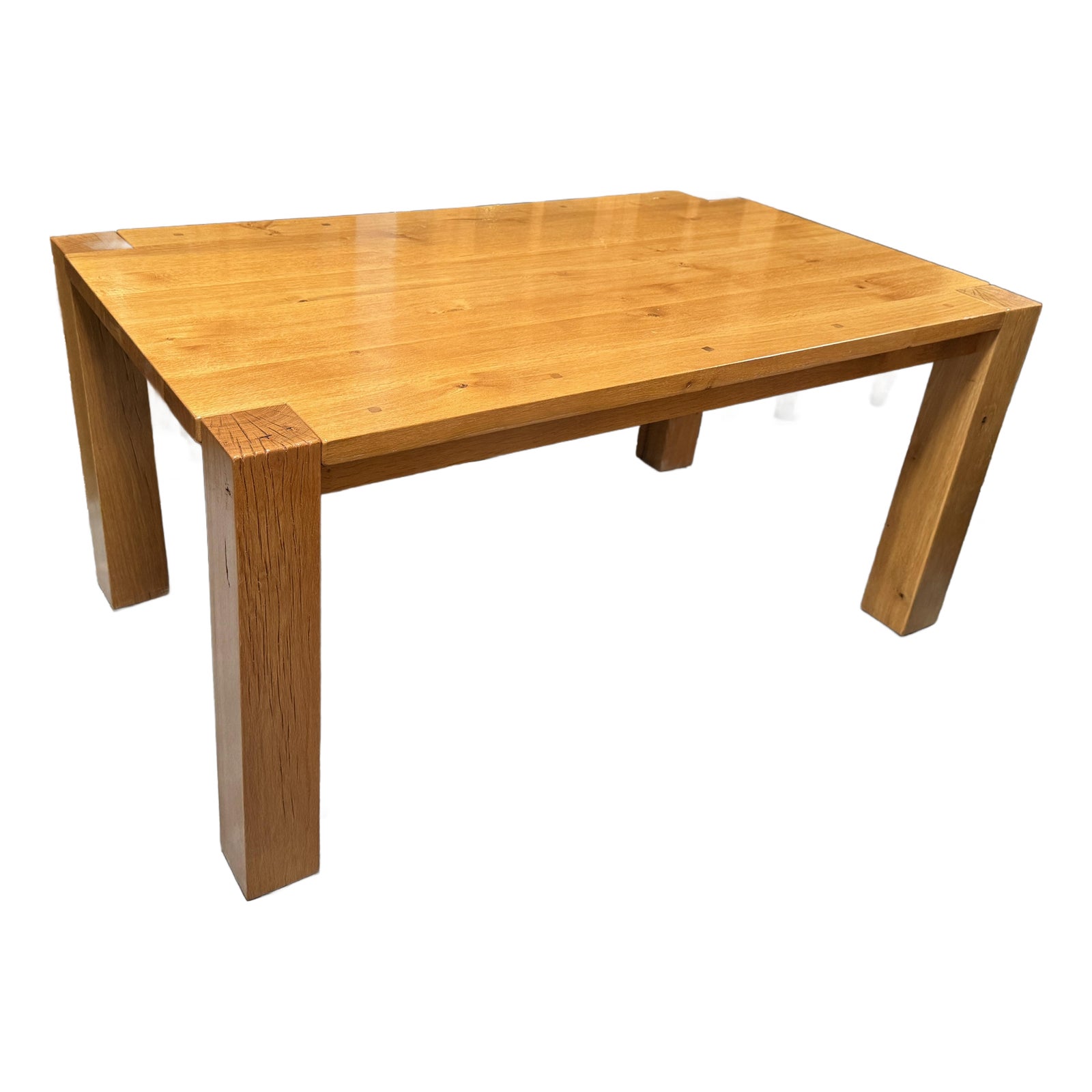 Crate & Barrel 木製ダイニングテーブル Crate & Barrel Big Sur Dining Table. Original Price: $1,900