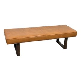 For Now Designs the Sebastian Leather Bench. Original Price: $870