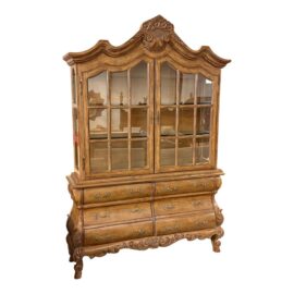 Peninsula Home Tuscan Style Two-Piece China Cabinet