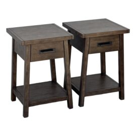 Pottery Barn Mateo Nightstands, a Pair. Original Price: $600