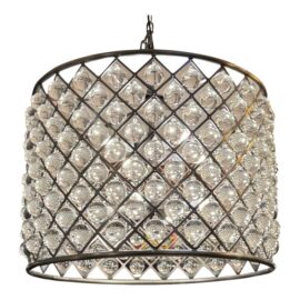 Timothy Oulton for Restoration Hardware Spencer Crystal Orb Drum Chandelier. Original Price: $3,500