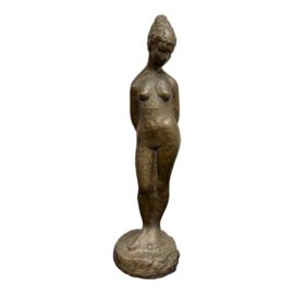 Circa 1968 Mary Lee Tilden Bronze Female Sculpture