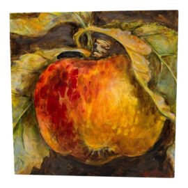 Nicole Eteinne Original Painting "Apple" on Stretched Canvas. Original Price: $2,200