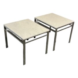 Mitchell Gold + Bob Williams York Side Tables, a Pair. Original Price: $2,500