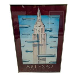 Art Expo New York Empire State Building Travel Poster