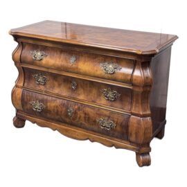 Henredon Louis XV French Provincial Bombe Chest of Drawers