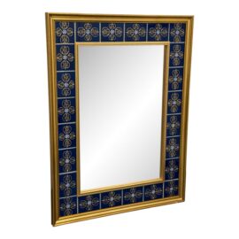 Signoretti Murano Glass + Gold Leaf Wall Mirror. Original Price: $11,430
