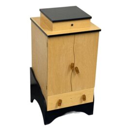 Post Modern Jewelry Hutch With Resin Handles