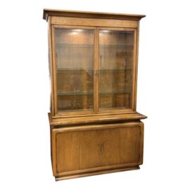 Late 20th Century Albright Zimmerman Honey Brown Walnut Sideboard