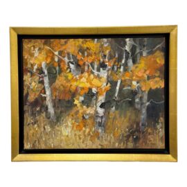 Andy Skaff Original Oil Painting From His Aspen Series, Signed. Original Price: $1,000