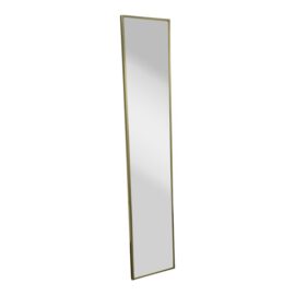 West Elm Gold Metal Leaning Narrow Floor Mirror. Original Price: $300