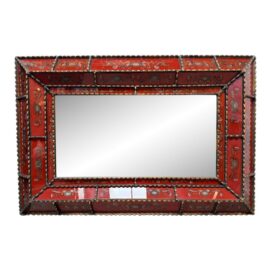 Vintage Eglomise Framed Wall Mirror