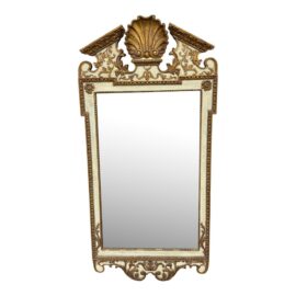 Vintage Louis XVI Style Gilt Wall Mirror