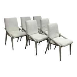 Caracole Modern Expressions Dining Side Chairs, Set of Six. Original Price: $2,600