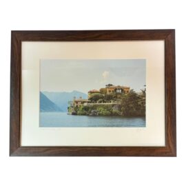 Custom Framed Photograph of "Lake Como Villa " Edition 2/ 50