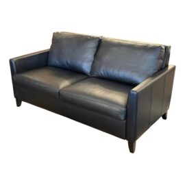 Queen Size American Leather Harris Leather Sleeper Sofa. Original Price: $6,200