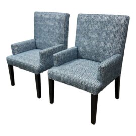 Vanguard Furniture Brattle Road Arm Chairs, Pair. Original Price: $3,300