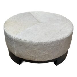 Lee Industries Custom No. 9016 Hair-on-Hide Ottoman. Original Price: $3,500