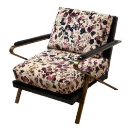 Lee Industries Velvet Arm Chair