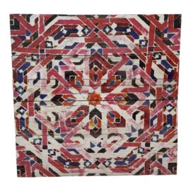 Parvez Taj Moroccan Star Screen Print on Board. Original Price: $439