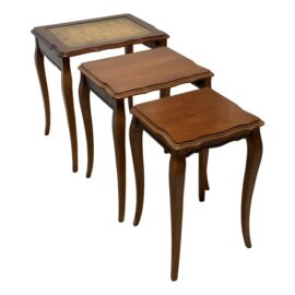 Vintage the Cabinet Room Nesting Tables, Set of Three