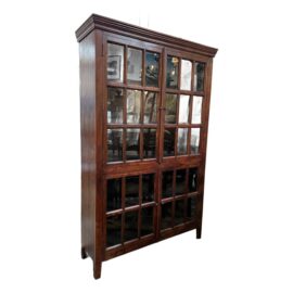 Valencia Rosewood Glass Cabinet
