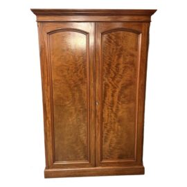 Antique Irish Mahogany Armoire. Original Price: $8,000