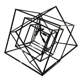 Kelly Wearstler for Visual Comfort Large Cubist Chandelier. Original Price: $5,500