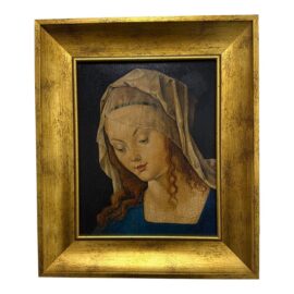 Circa 2015 Michal Stahl "Madonna" Portrait Giclee, Signed + Framed