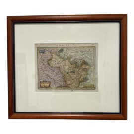 Antique Framed Map of Poland