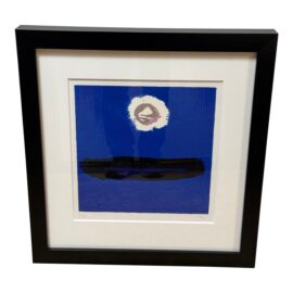 Walter Fusi Blue Abstract Limited Edition Lithograph, Signed + Number