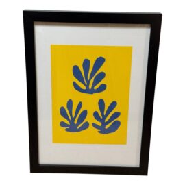 Henri Matisse "Couverture Du Catalogue, 1951" Print, Framed. Original Price: $180