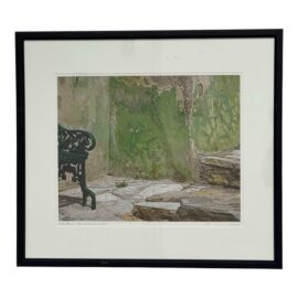 Circa 2007 Ravi Anand "Green Bench, Guanajuato Mexico" Photograph, Numbered + Framed