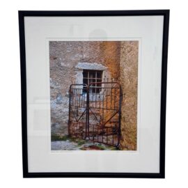 Circa 2009 Ravi Anand "Rusty Gate Lovran, Croatia" Photograph, Numbered + Framed