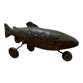 Circa 1989 Stephen Maxon "Taxi Trout", Signed + Titled